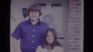 Lincoln Nebraska (1974): A Tall Boy And Small Girl Standing Next To Each Other In