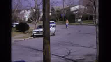 California USA (1975): Riding A Bike Around The Neighborhood During The Daylight