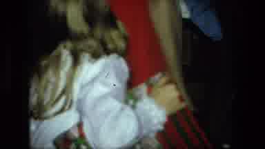 Fort Wayne Indiana (1976): Little Girl Looking In Living Room At Christmas Tree