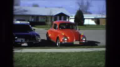 Fort Wayne Indiana (1976): Parking With Cars Parked In Perfect Order With Some