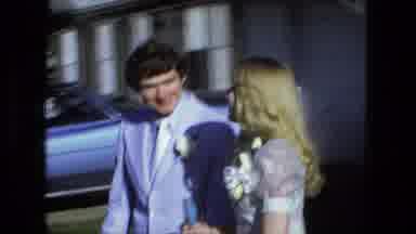Fort Wayne Indiana (1976): Young Couple All Dressed Up And Getting Into A Car As