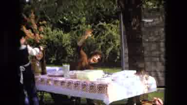 Fort Wayne Indiana (1976): Silly Man Acting Like He Is Slowly Falling Off The Back