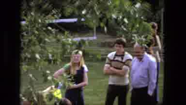 Fort Wayne Indiana (1976): Lively Conversation Between Familiars And Neighbors On