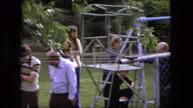Fort Wayne Indiana (1976): Old Time Family Gathering Of Old And Young With Kids