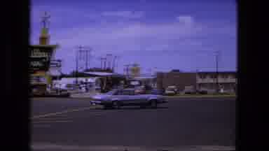 Fort Wayne Indiana (1976): A Typical Parking Lot Of A Holiday Inn Back In The