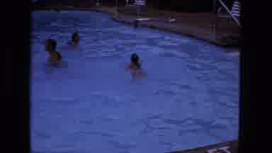 Fort Wayne Indiana (1976): Kids Playing In A Swimming Pool