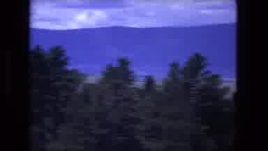 Fort Wayne Indiana (1976): A Panoramic View Of Mountains And Forests