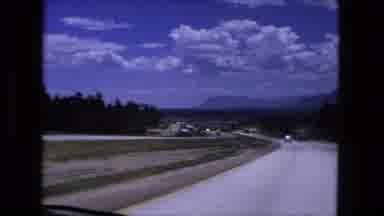 Fort Wayne Indiana (1976): Highway Travel With A Beautiful Skyline Passing A Dump