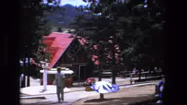 Fort Wayne Indiana (1976): A Petting Zoo With Red Roofs And Animals And Many