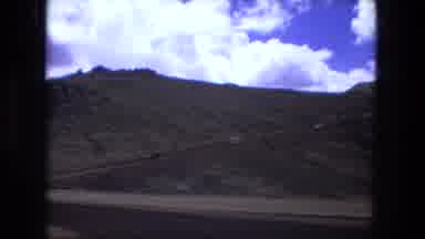 Fort Wayne Indiana (1976): Driving On Mountain Looking Out Window At A Man Walking