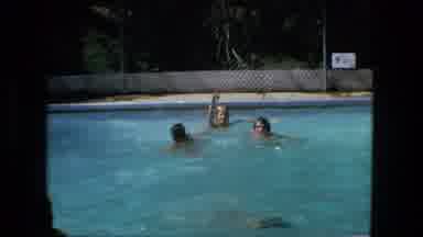 Fort Wayne Indiana (1976): The Persons Are Swimming And Enjoying In The Pool They