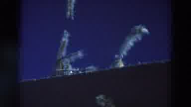 Diller Nebraska (1968): What Looks Like A Bug Being Blown In The Wind During Night