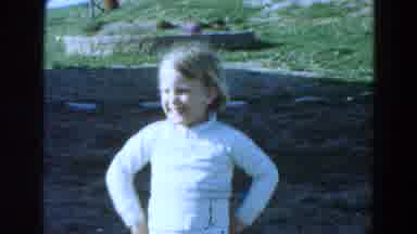 Diller Nebraska (1968): Smiling Laughing Kids Having Fun With Binoculars At A Park