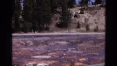 Yellowstone Park Wyoming (1967): Colorful Alien Looking Landscape Lofi