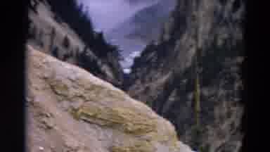 Yellowstone Park Wyoming (1967): The Mountains Are Very Large And It Is Very