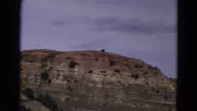 Yellowstone Park Wyoming (1967): Sweeping Desert Scenery Large Rock Formations And