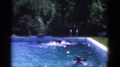 Albany Ney York (1968): Weekend With Family Water And Pool And Lots Of Games