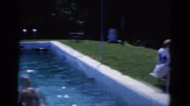 Albany Ney York (1968): Group Of People Swimming And Playing In The Clear Water Of