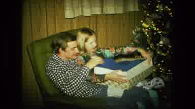 Fort Wayne Indiana (1976): Home Video Of Family Opening Gifts Around Beautiful