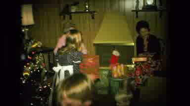 Fort Wayne Indiana (1976): A Family With Lots Of People Beside The Christmas Tree