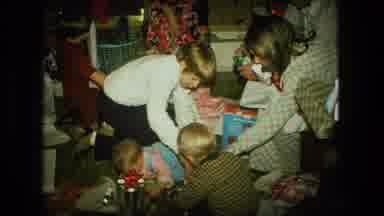 Fort Wayne Indiana (1976): Children Receiving Their Toys On Christmas Day With