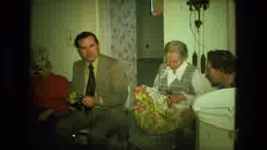 Fort Wayne Indiana (1976): People All Sitting Around In Chairs As An Older Lady