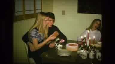 Fort Wayne Indiana (1976): Relatives And Friends Gathered Around A Table With Cake