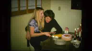 Fort Wayne Indiana (1976): Blonde Young Lady Sitting On Young Man's Lap Opens
