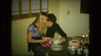Fort Wayne Indiana (1976): Me Helping Amber My Girlfriend Open Her Birthday