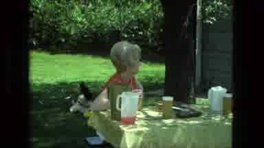 Fort Wayne Indiana-1976: Two Women Sit At Picnic Table Outside Covered In