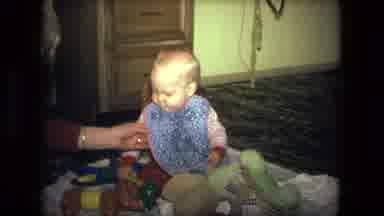 Fort Wayne Indiana (1976): Parent Playing With Their Little Baby And All Of His