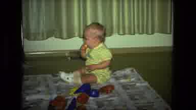 Fort Wayne Indiana (1976): Baby Putting Toy In Mouth