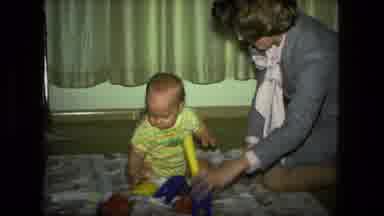 Fort Wayne Indiana (1976): Lady Playing With A Baby