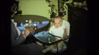 Fort Wayne Indiana (1976): Vintage Video Of Baby Boy Eating Baby Food