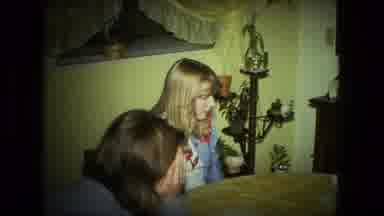 Fort Wayne Indiana (1976): Mother Hands Blonde Daughter A Stack Of White Papers At