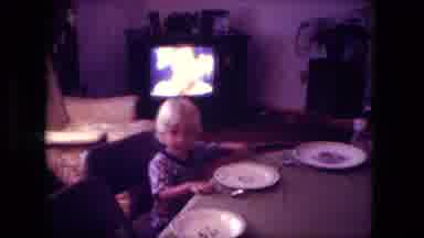 Fort Wayne Indiana (1976): Eating Breakfast While Watching Tv And Enjoying Quality
