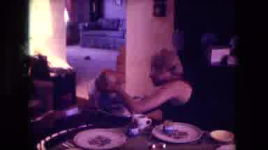 Fort Wayne Indiana (1976): Mother Takes Care Of Her Son In The Living Room Of Her