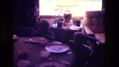 Fort Wayne Indiana (1976): Two Small Children Sitting Down Together At A Dinner
