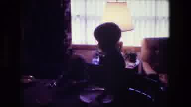Fort Wayne Indiana (1976): Family In Living Room Celebrating Baby's Birthday