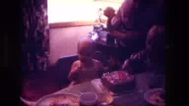Fort Wayne Indiana (1976): One Kid Sneaks Cake Away From Baby At Birthday Party
