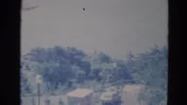 Minnesota (1976): Aerial A Car Stopped On The Left Side Of A Street
