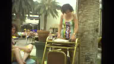 Las Vegas (1978): People Having A Meeting Outside In The Wind