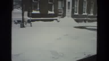 Drexel Hill Pennsylvania (1978): Snow-Covered Street View On A Very Cold Winter