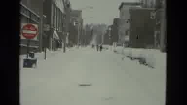 Drexel Hill Pennsylvania (1978): Lots Of People Walking Down Snow-Filled Streets
