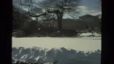 Drexel Hill Pennsylvania (1978): Snow-Covered Landscape With Monumental Building