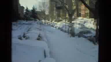 Drexel Hill Pennsylvania (1978): The Winter Season The Snows Are Fall On The Road