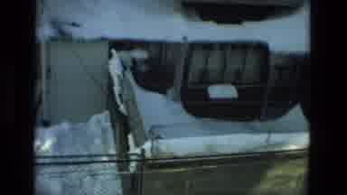 Drexel Hill Pennsylvania (1978): Snow Covers A Group Of Close Houses And Small