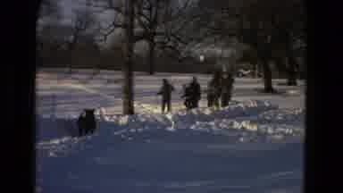 Drexel Hill Pennsylvania (1978): Outside On A Snowy Day