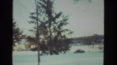 Drexel Hill Pennsylvania (1978): Snow Filled With Icicles Hanging From The House