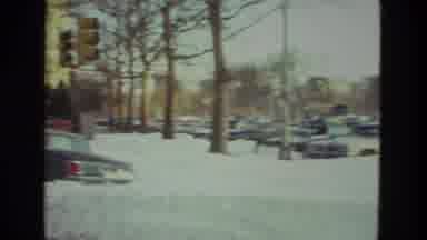 Drexel Hill Pennsylvania (1978): Snowy Scene Of An Apartment Building And Buried